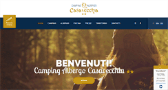 Desktop Screenshot of campingcasavecchia.it